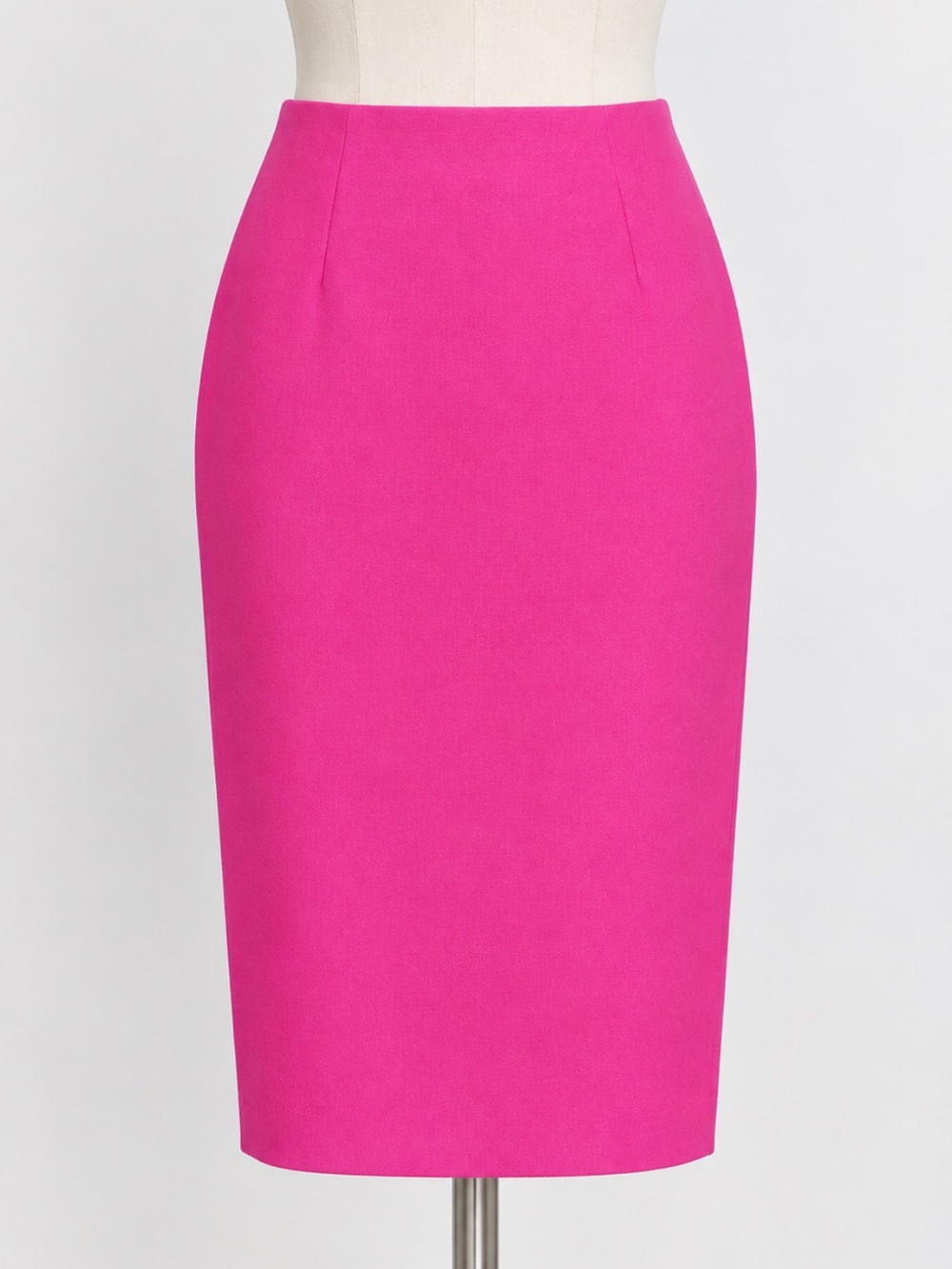 Lafayette 148 New York Hot Pink Pencil Skirt, size 14, waist 38’, 25.5 long